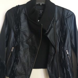 Fringe Leather Jacket